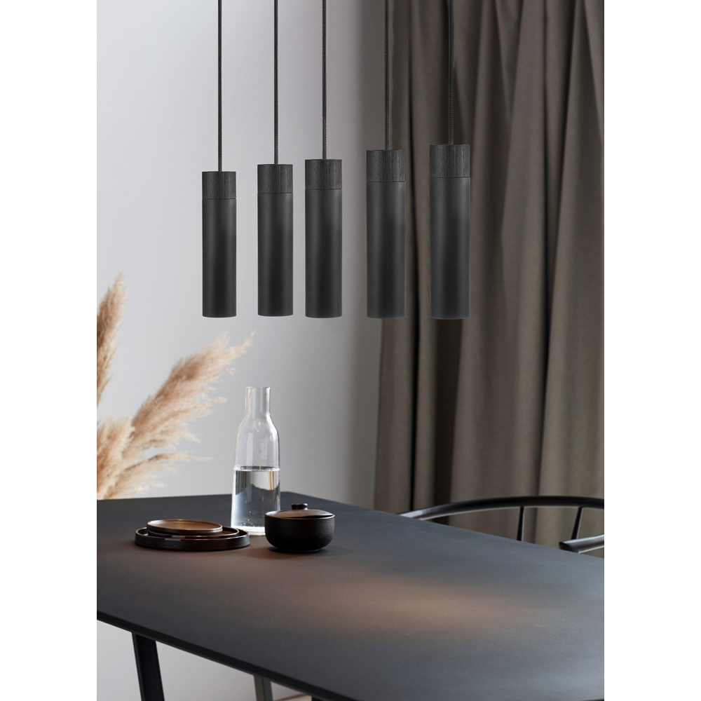 Nordlux Tilo 5-Spot Black Pendant Light Image 2