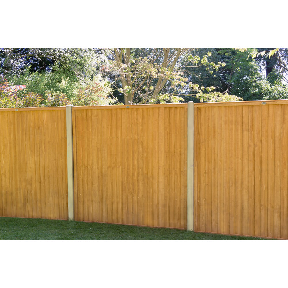Forest Garden 6 x 5ft 4 Pack Close Board Fence Panel (1.82 x 1.52m) | Wilko