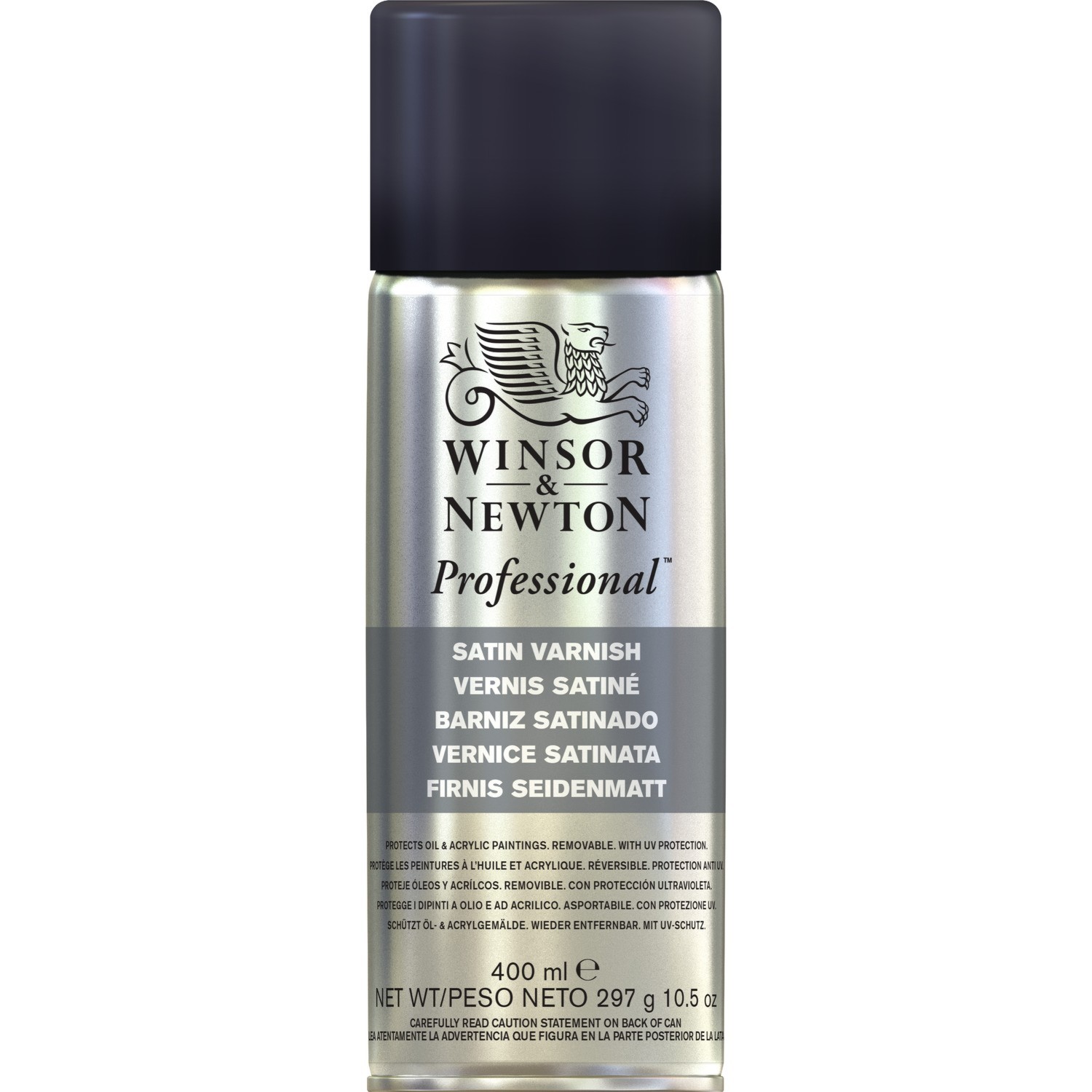 Winsor and Newton Professional Removable Aerosol Varnish - Clear Satin Image
