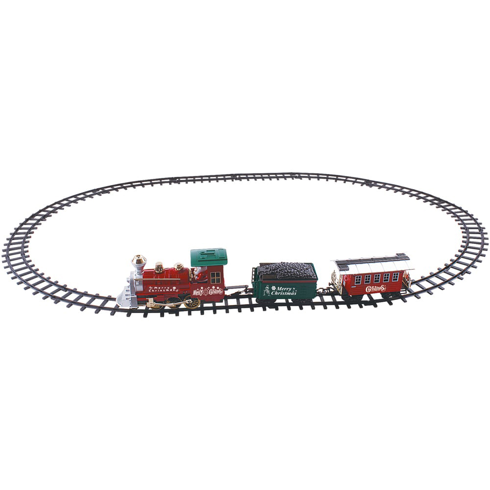 St Helens 2 Carriages Battery Operated Christmas Train Set Image 3