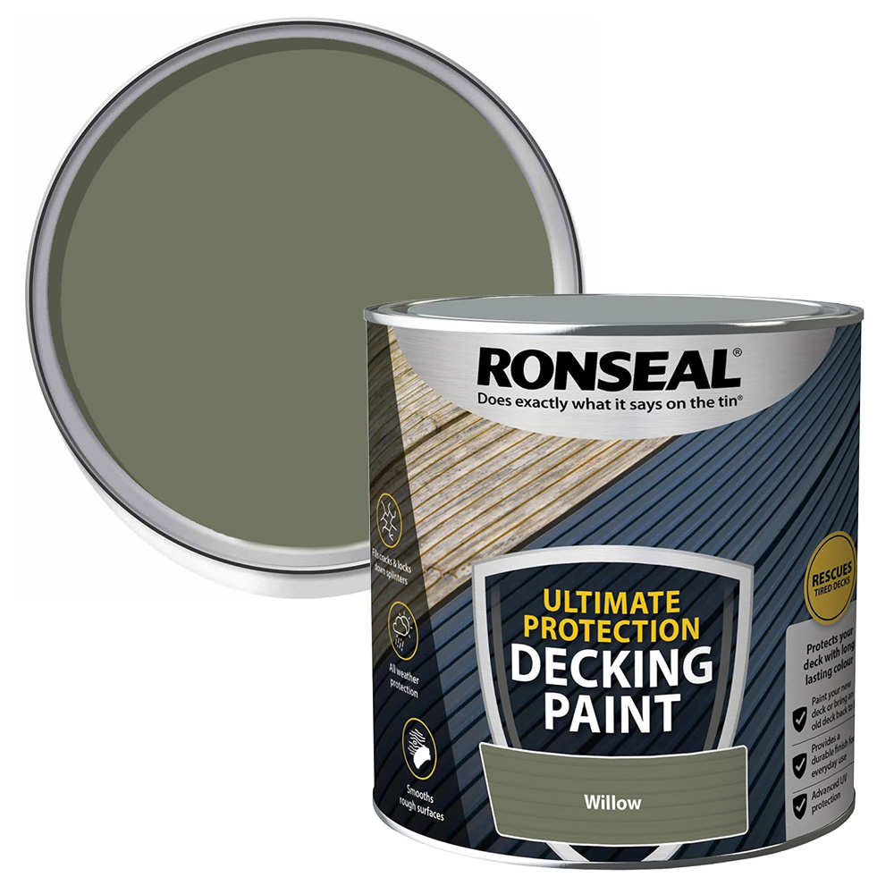 Ronseal Ultimate Protection Willow Decking Paint 2.5L Image 1