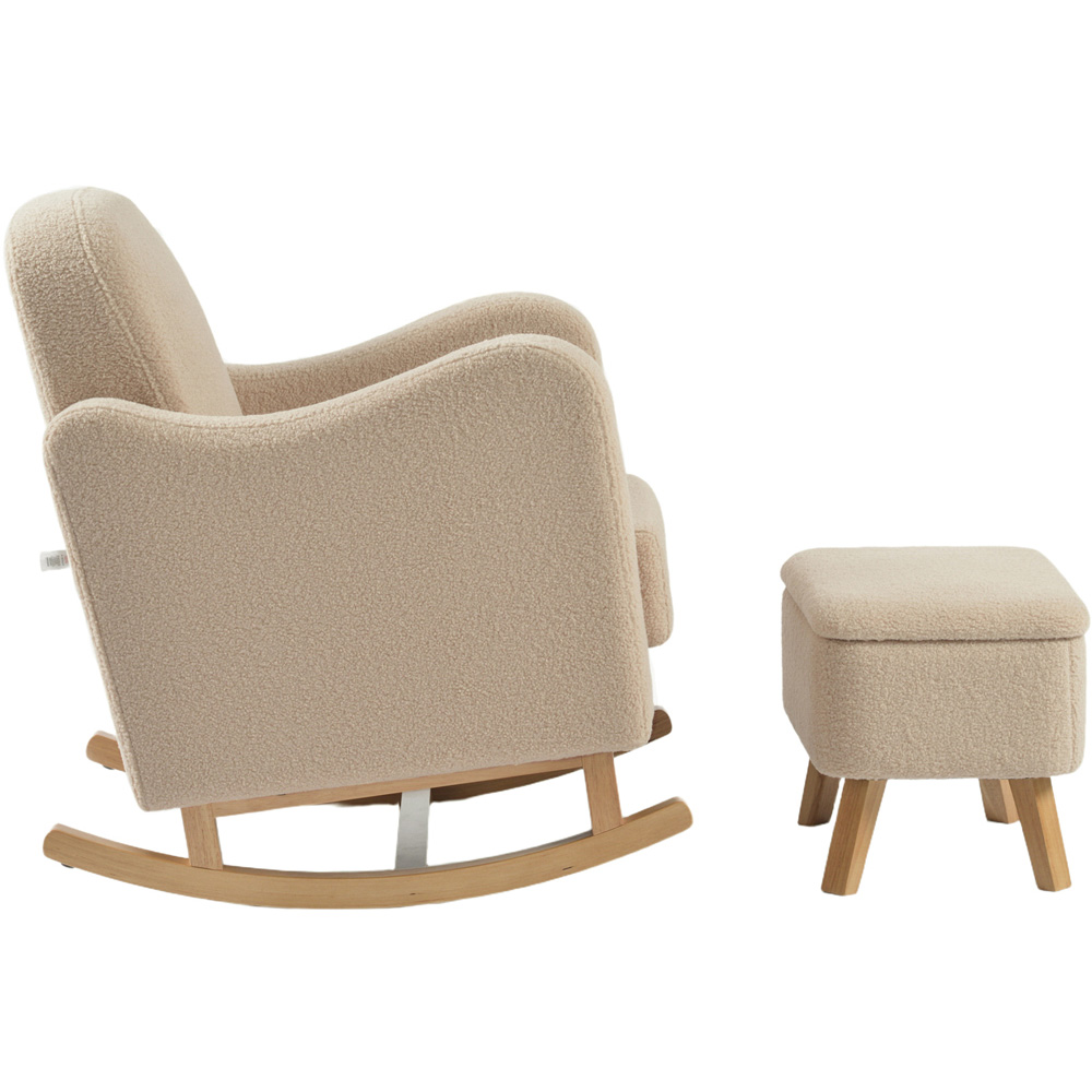 Bebe & Beyond Soother Oat Ted Nursing Chair and Stool Image 4