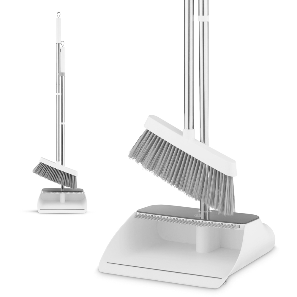Swan Elevate Long Handled Dustpan and Brush Set Image 3