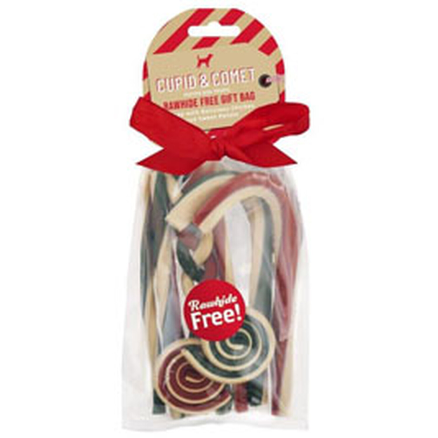 Rosewood Cupid and Comet Rawhide Free Gift Bag for Dogs Image