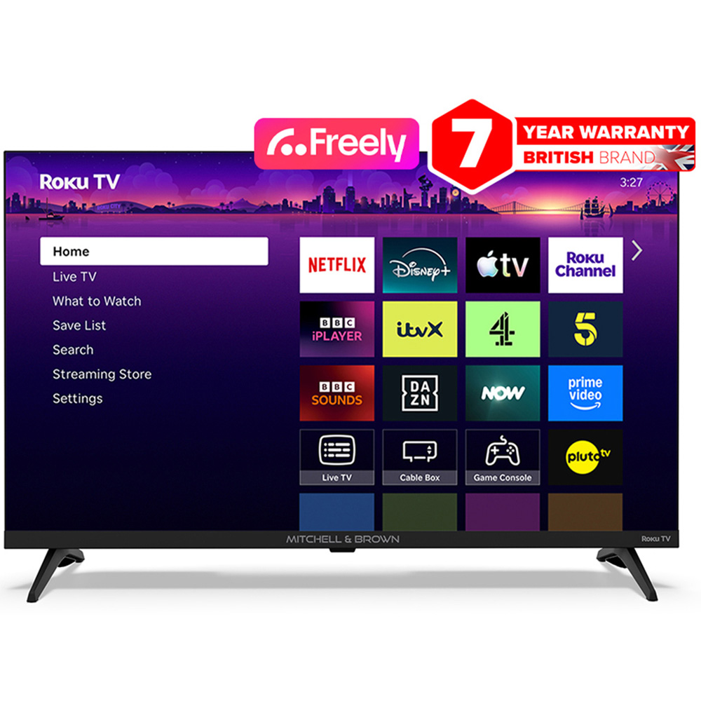 Mitchell & Brown JB-32R1811 HD Ready Roku Freely Smart TV 32 inch Image 4