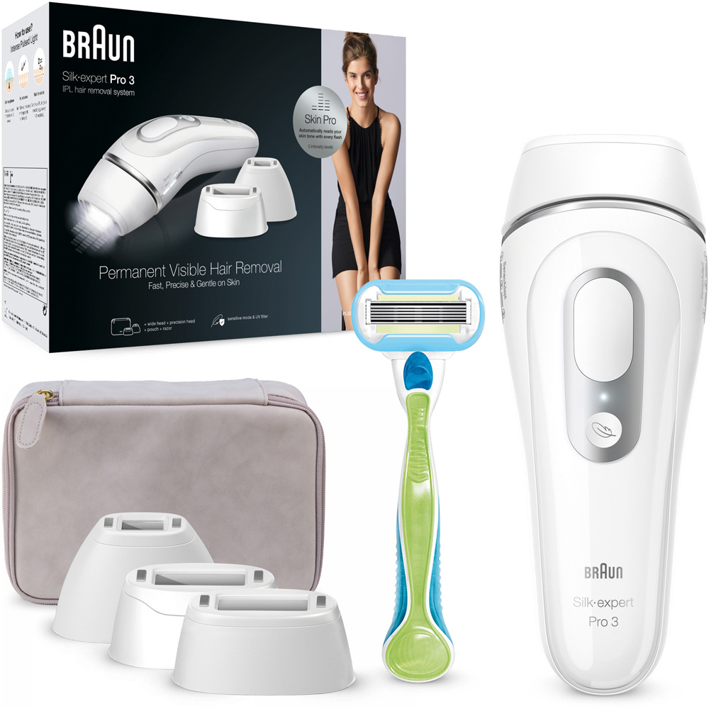 Braun PL3233 Silk-Expert Pro 3 IPL Hair Removal Device Silver Image 5