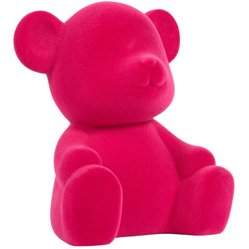 Flocked Bear Ornament Image 6