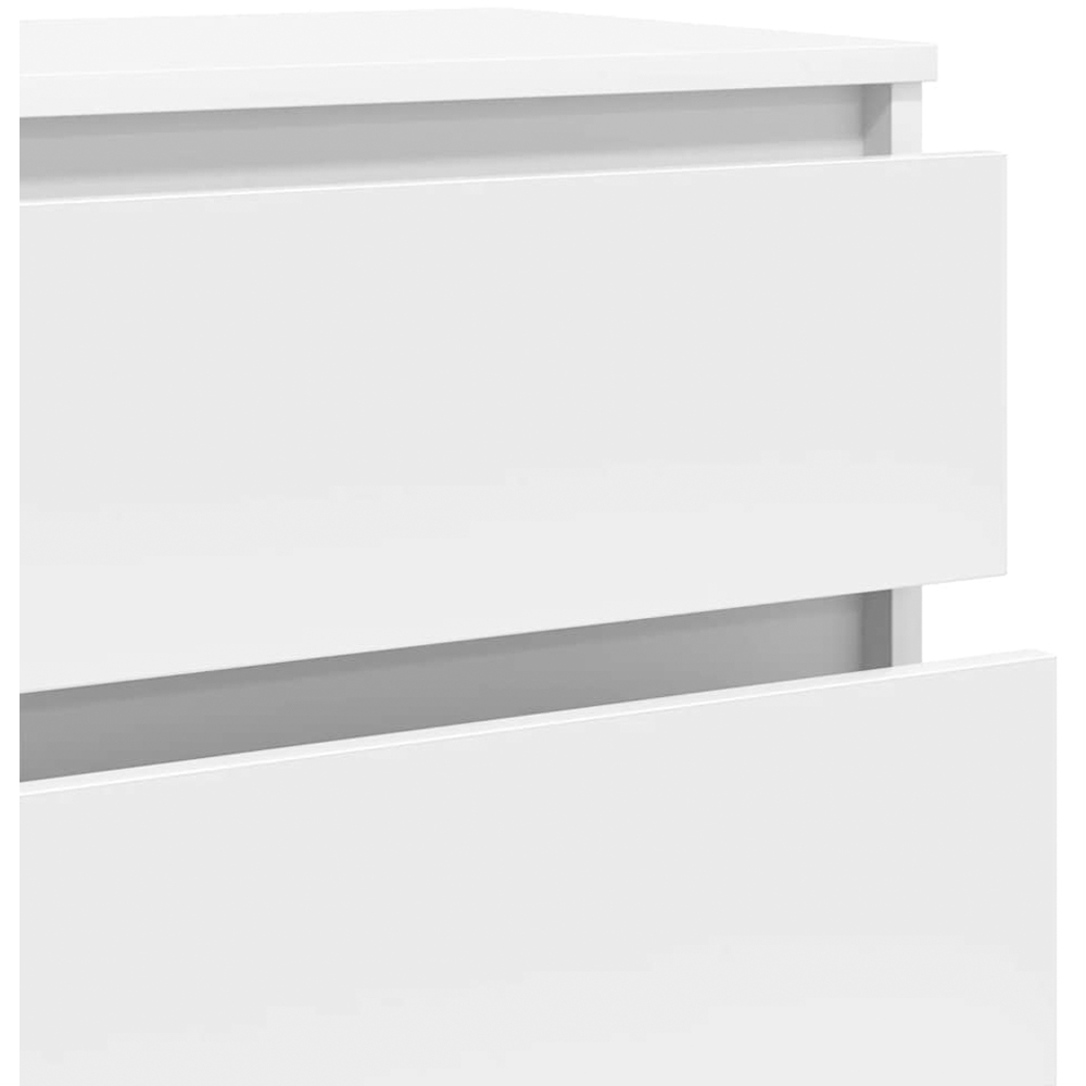 vidaXL 5 Drawer White Chest of Drawers Image 7