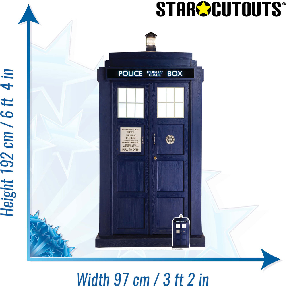 Star Cutouts The Tardis Cardboard Cutout 6.3ft Image 6