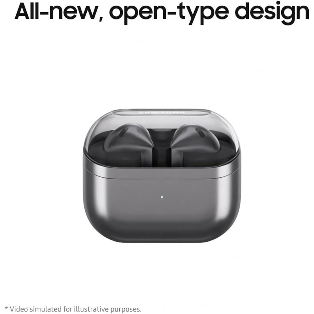 Samsung Galaxy SM-R530 Silver Buds3 Active Noise Cancellation Wireless Earbuds Image 3