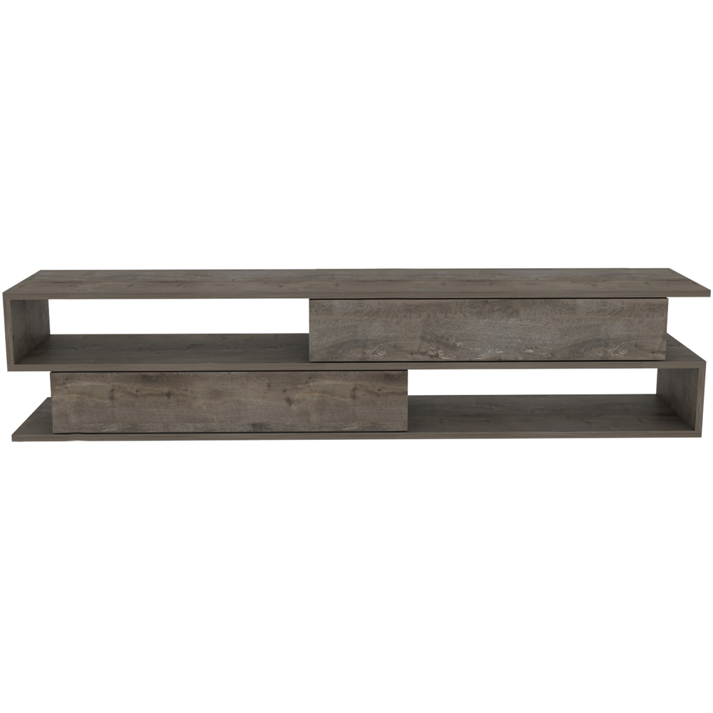 Decorotika Cortez 2 Shelf Wenge TV Unit Image 3