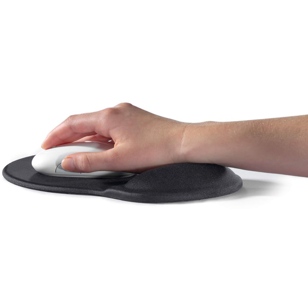 Durable Ergotop Grey Soft Touch Mouse Mat with Gel Support Wrist Rest Pad Image 3