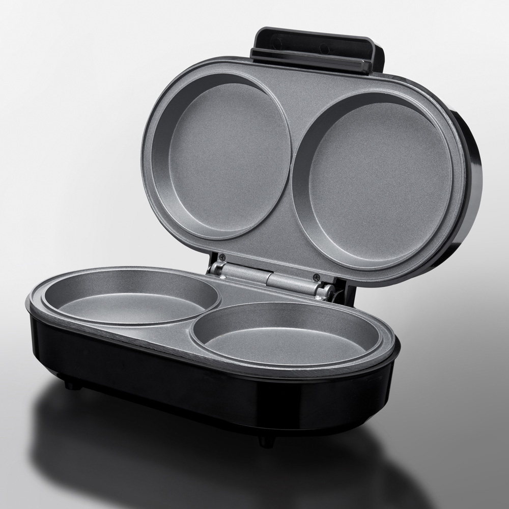 Quest 35659 Black Double Omelette Maker 850W Image 3