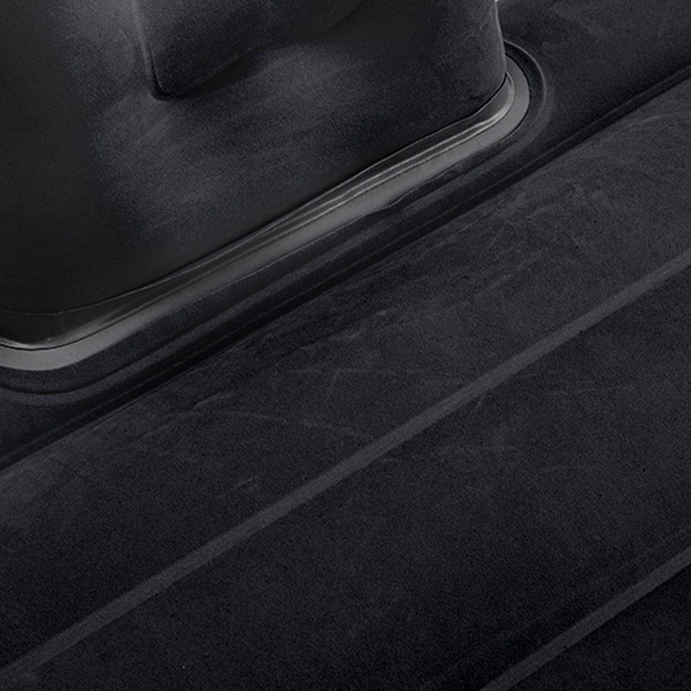 Living and Home Black Inflatable Car Air Mattress with Pump and 2 Pillows Image 6