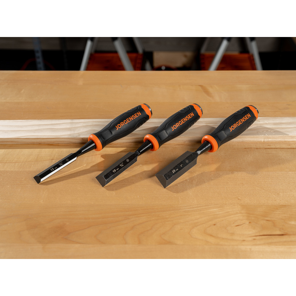 Pony Jorgensen 3 Piece Woodworking Chisel Set Image 8