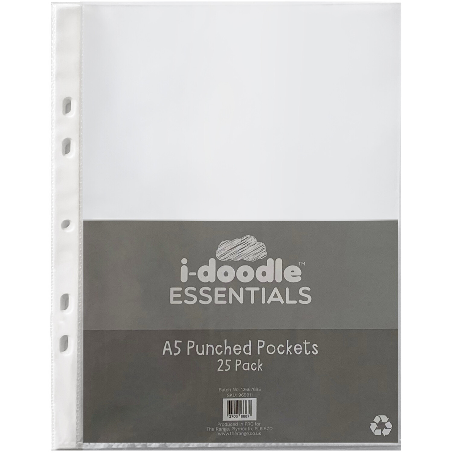 Pack of 25 Punched Pockets - A5 Image