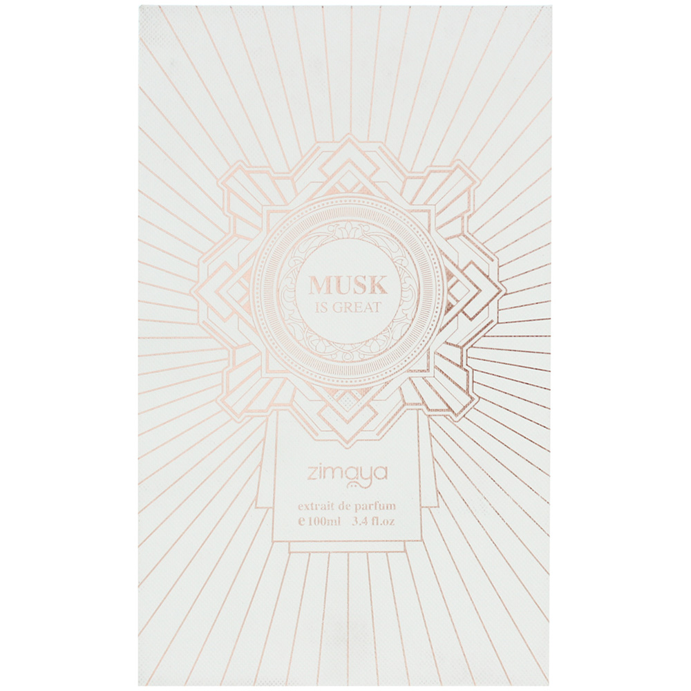 Zimaya Musk Is Great Extrait de Parfum 100ml Image 3