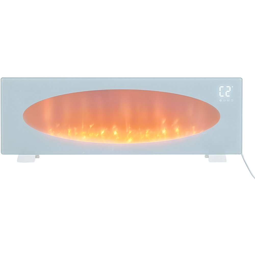 Living and Home 7 Flame Colour Mounted or Freestanding Electric Fireplace with WiFi Remote 42 inch Image 1