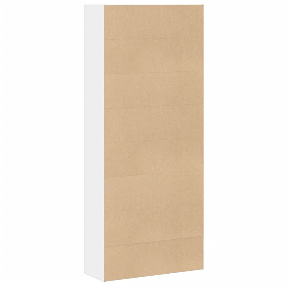 vidaXL 5 Shelf White Tall Bookcase Image 6