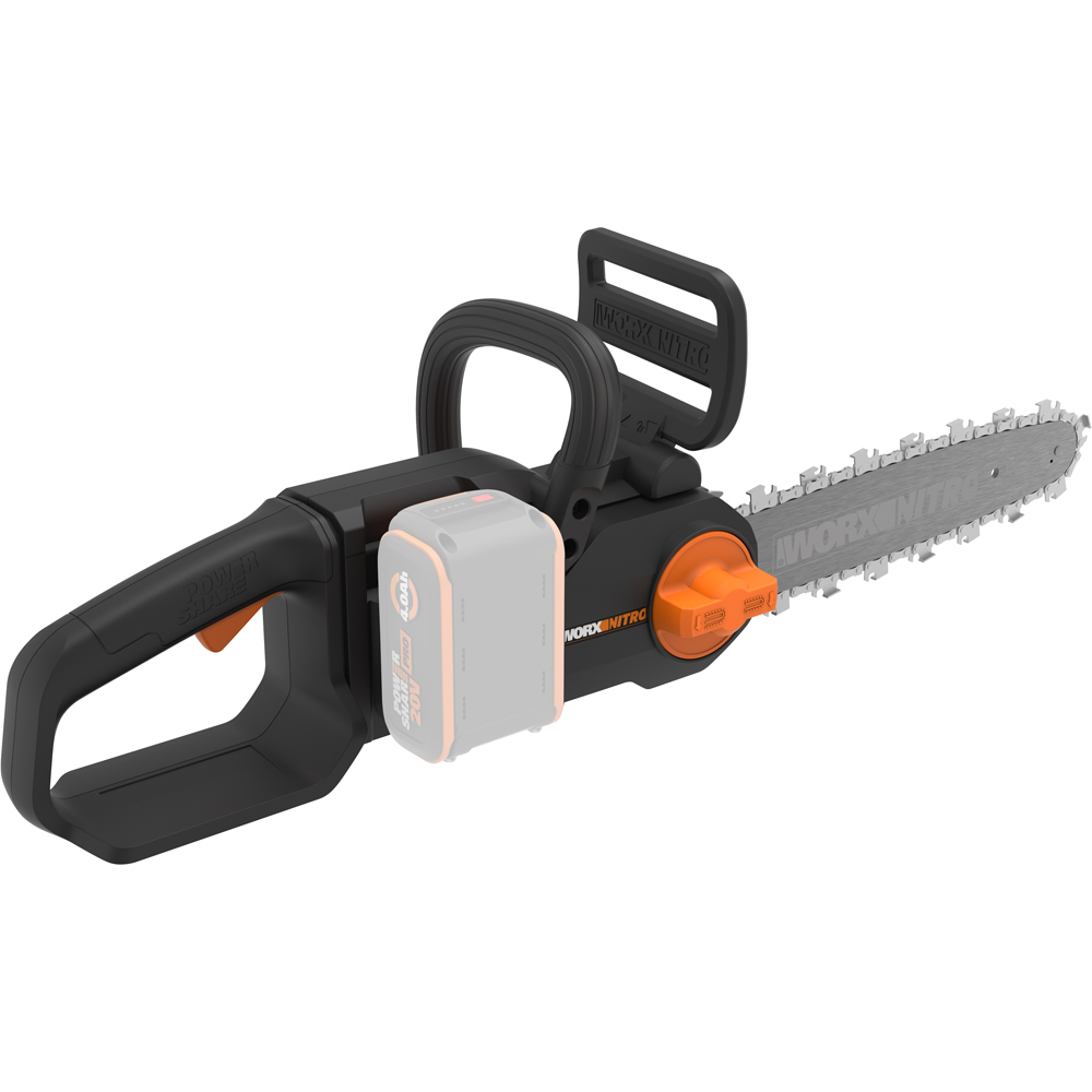 Worx Nitro WG350E.9 20V 30cm Cordless Brushless Chainsaw Image 5