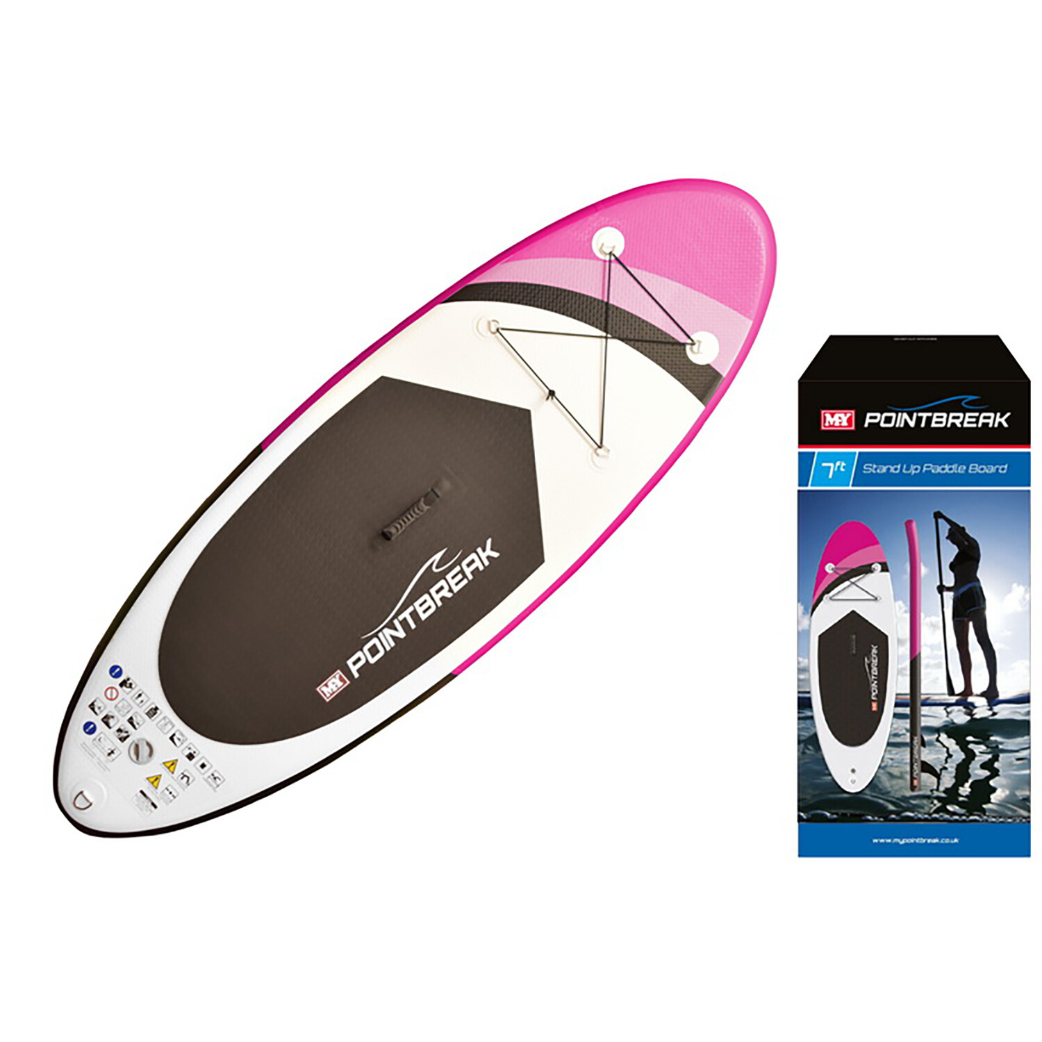 M.Y Stand Up Paddleboard Set - Pink Image 2