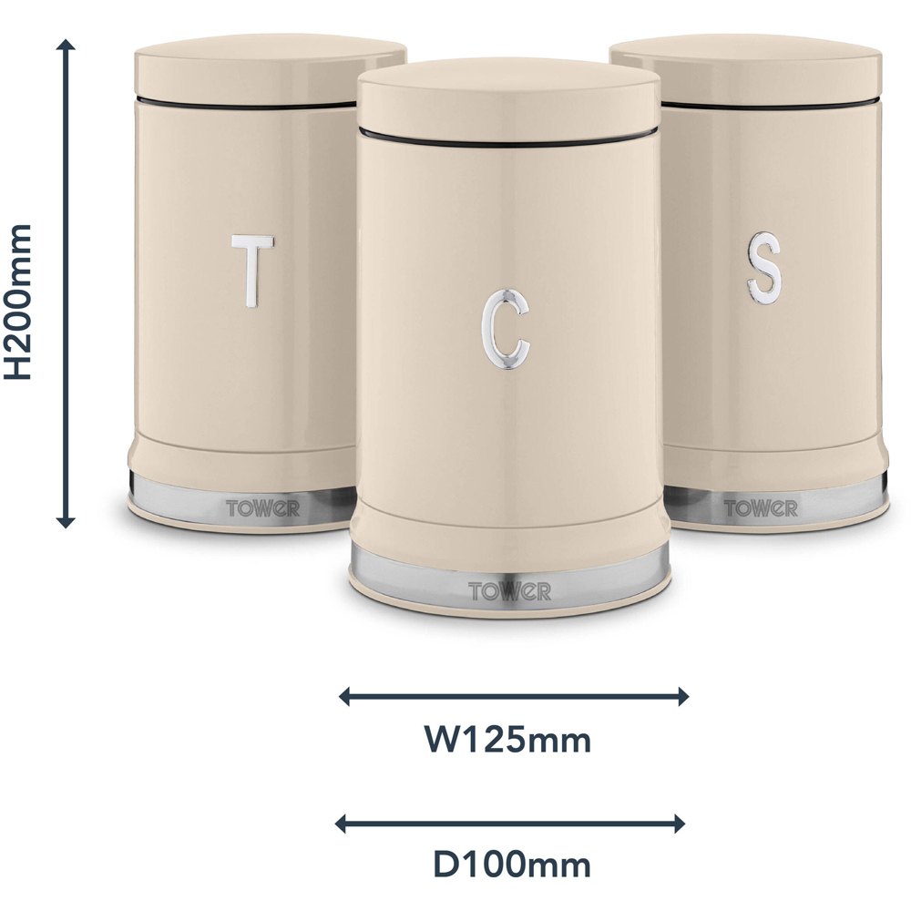 Tower Belle Canisters Set of 3 Image 9