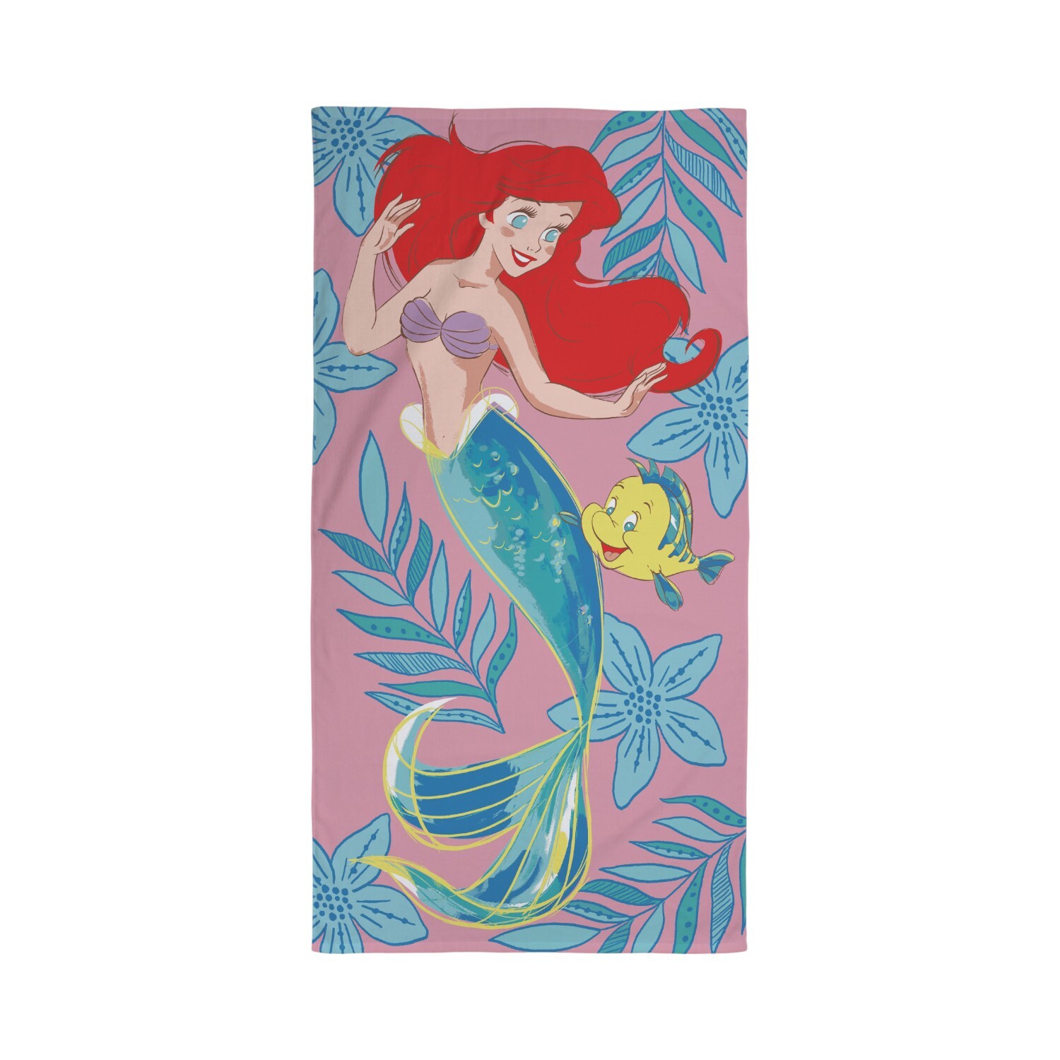 Disney Little Mermaid Towel - Multicolour Image 1