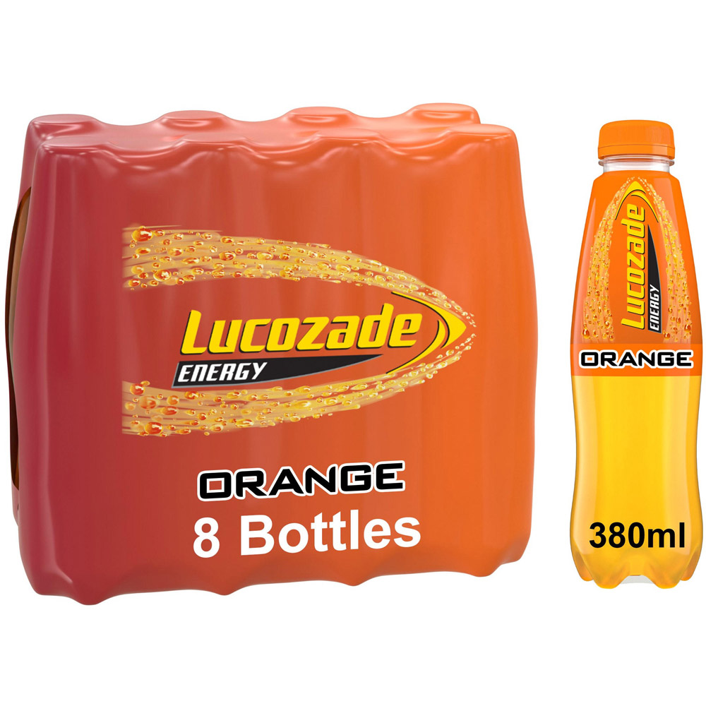 Lucozade Energy Orange 8 x 380ml Image