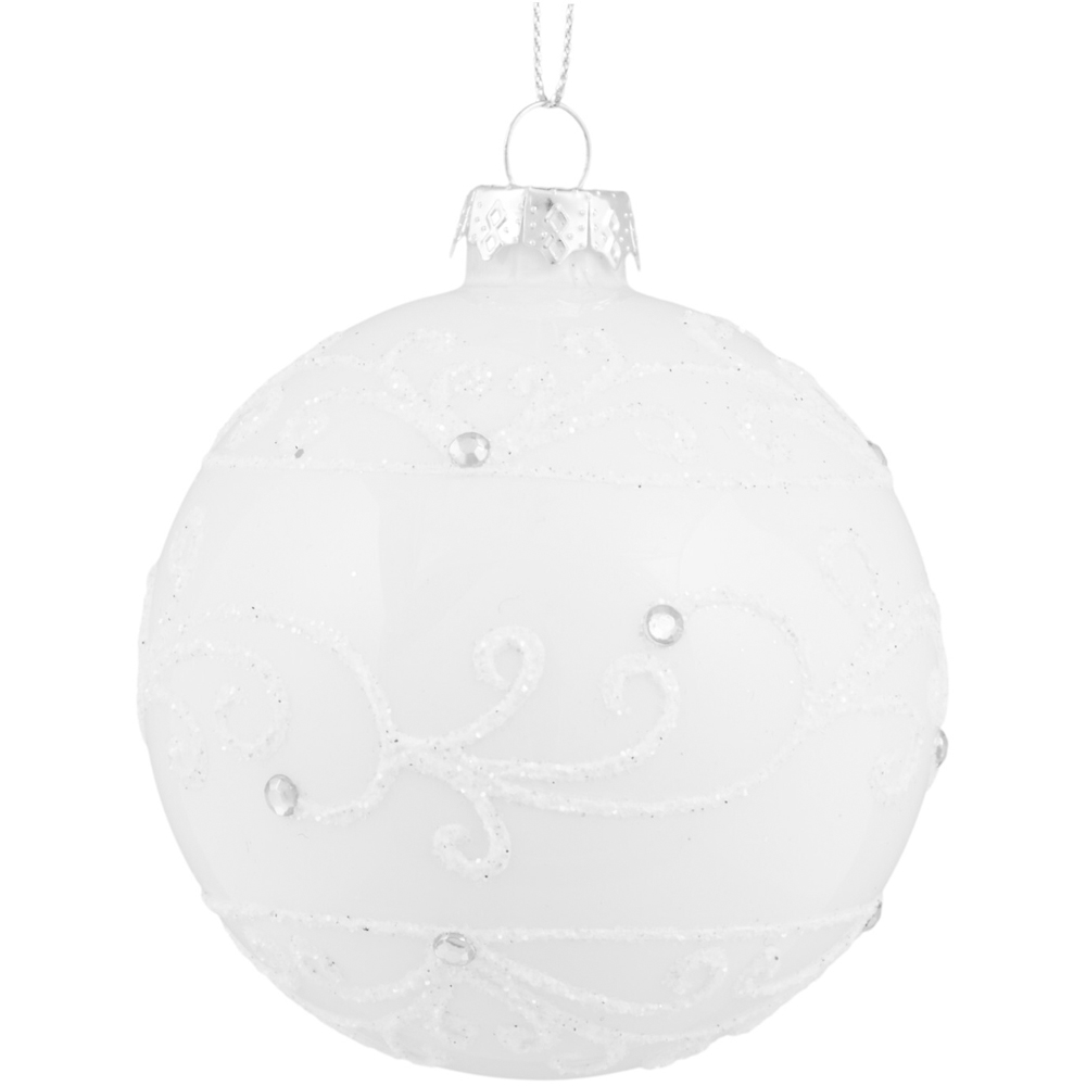 Glitter Swirly Bauble Image 4