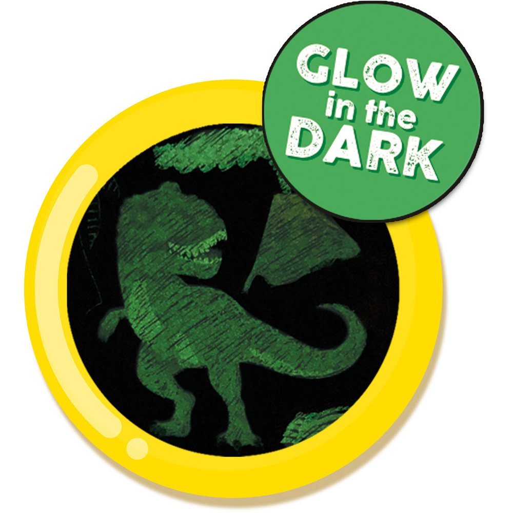 SES Creative Dinosaurs Glow in the Dark Scratch Image 5
