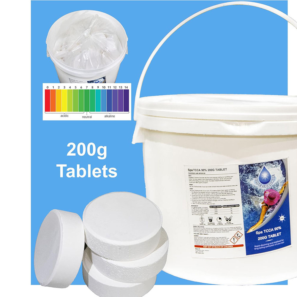 Shatchi Blue Sparkle Chlorine Tablets Water Treatment 10kg Image 4