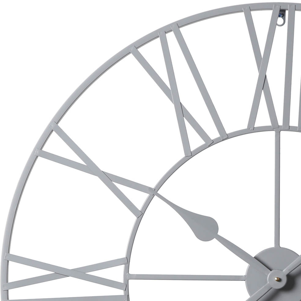 Home Garden Direct Eos Grey Wall Clock 100cm Image 4