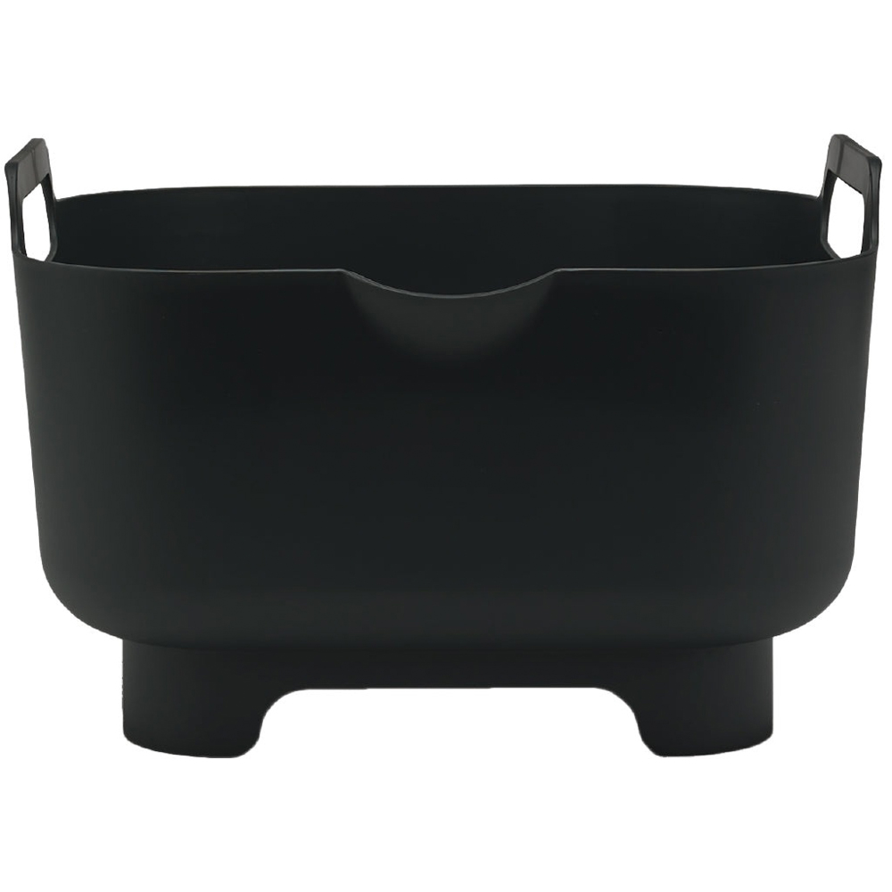 ReBorn Charcoal Grey and Sage Green Deep Washing Up Bowl with Handles 9L Image 3