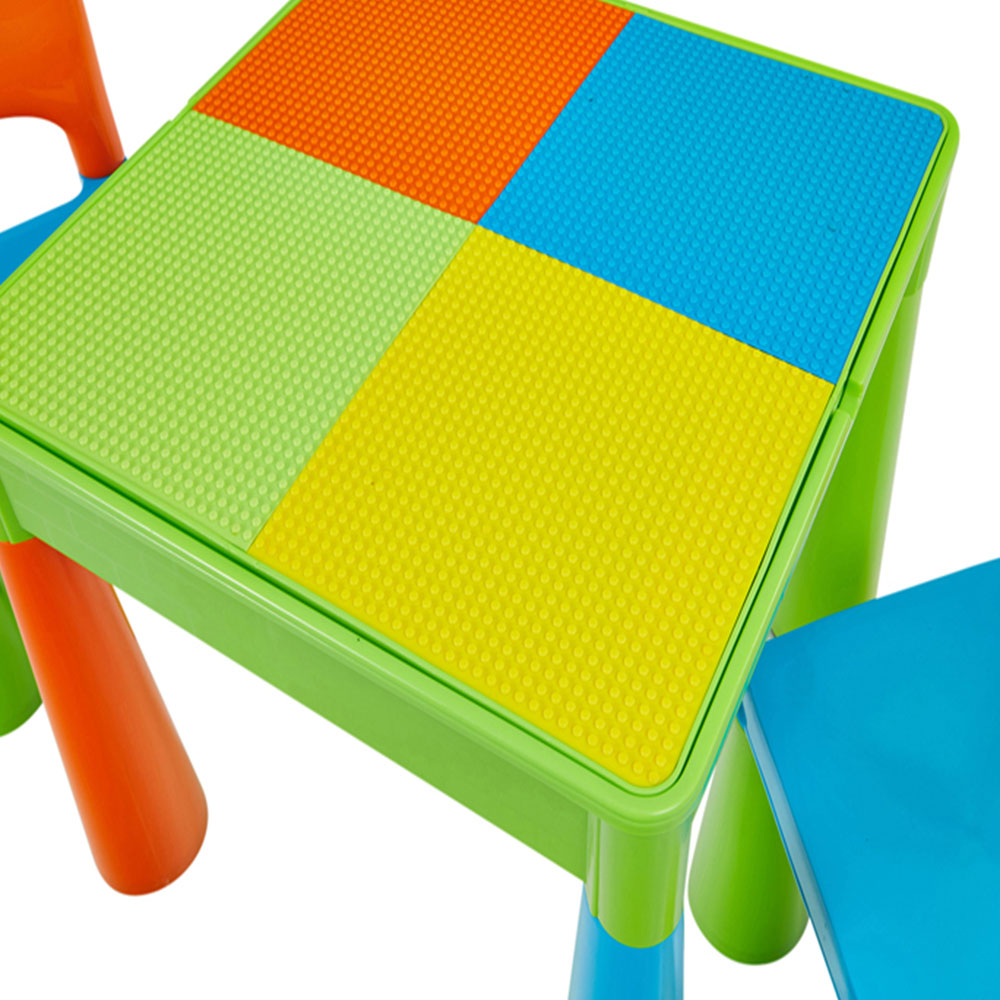 Liberty House Toys Multi-Colour Kids 5-in-1 Activity Table and Chairs Image 4