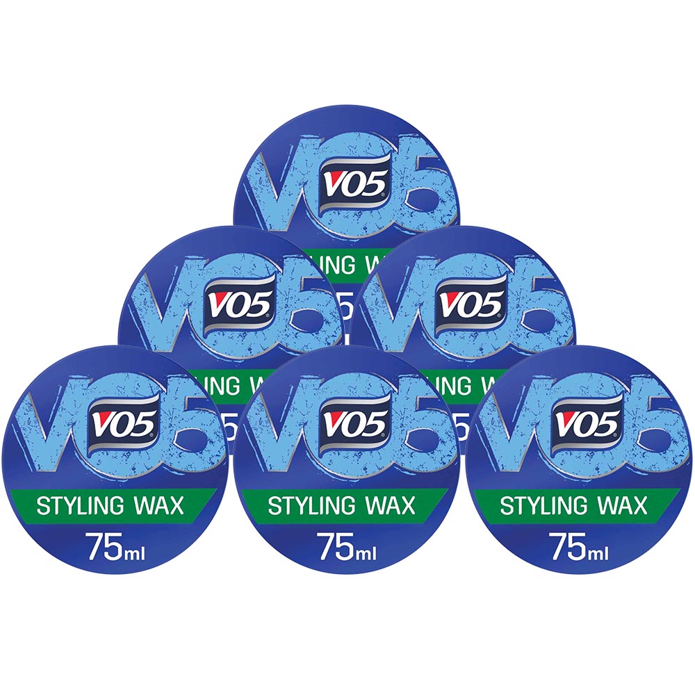 VO5 Groomed Styling Wax 75ml Case of 6 Wilko