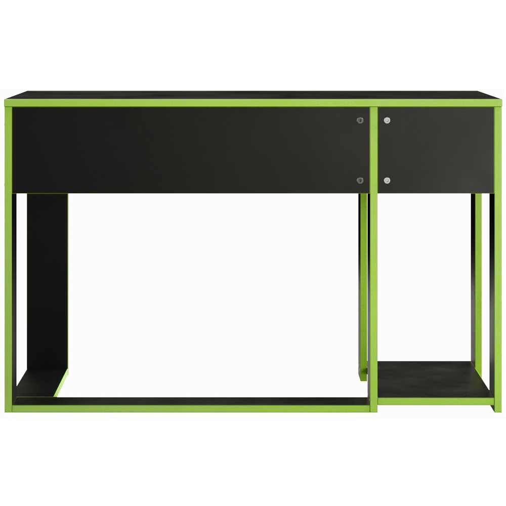 Ryker Ergonomic Gaming Desk Black and Green Image 3