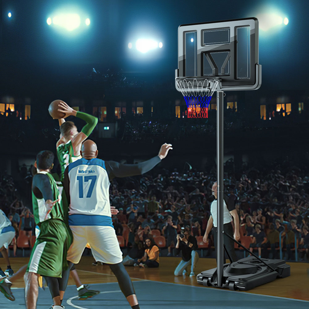 Costway Height Adjustable Basketball Goal System Image 2