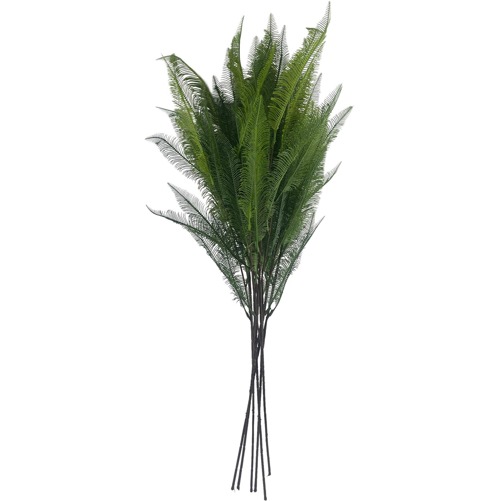 Leaf Green Fern Artificial Spray Stem 100cm 6 Pack Image 1