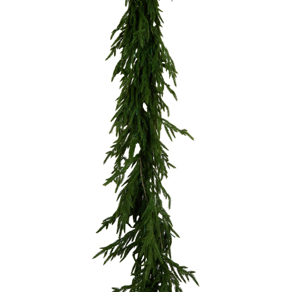 LED Real Touch Garland Green Image 1