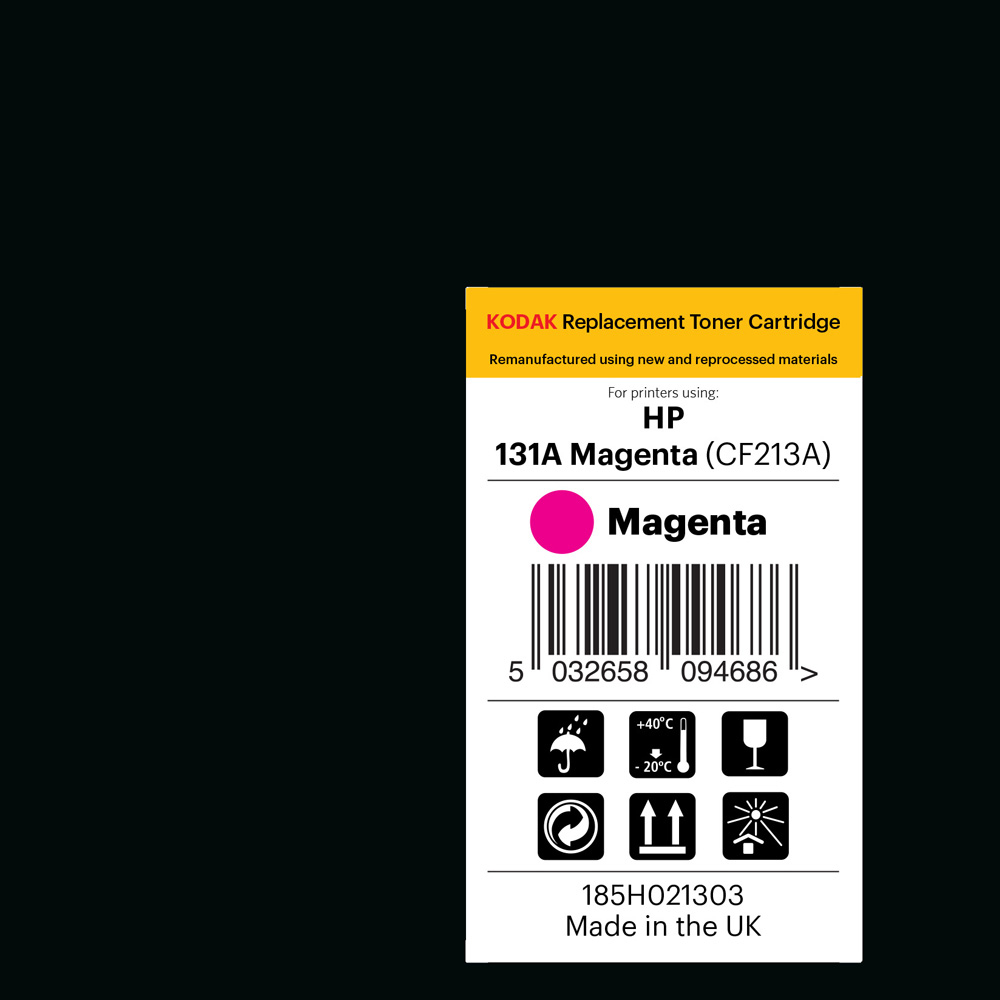 Kodak HP CF213A Magenta Replacement Laser Cartridge Image 2