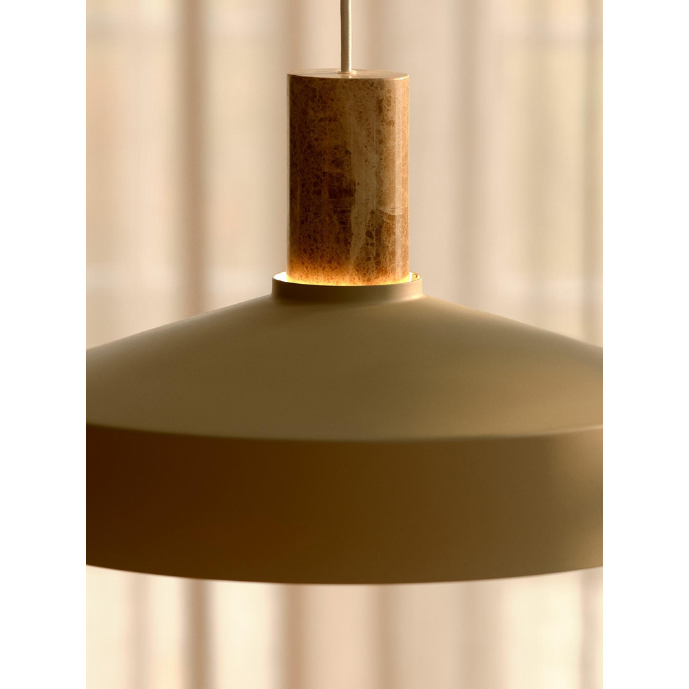 Nordlux Elvas Beige Marble Pendant Light Image 7