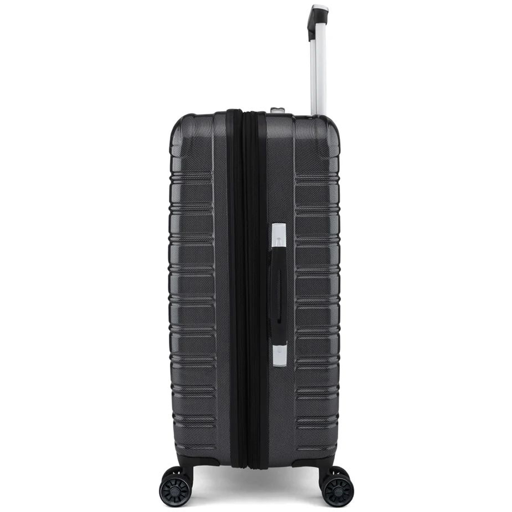 iFLY Small Jet Black Fibertech Hard Shell Spinner Travel Suitcase Image 3