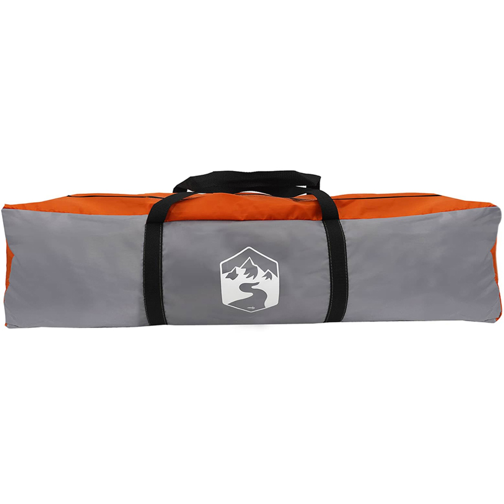 vidaXL 3 Person Instant Camping Tent with Rainfly Grey Image 6