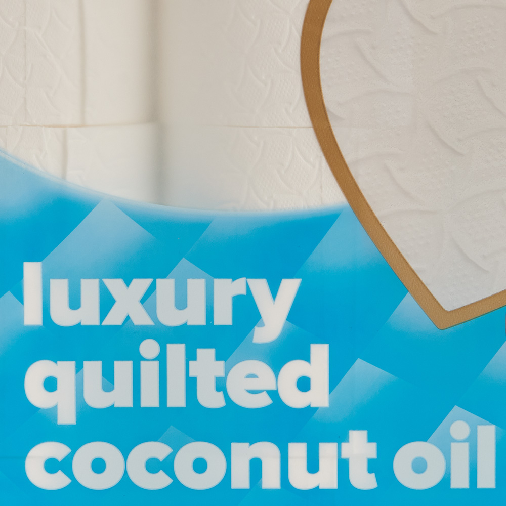 Wilko Luxury Quilted Coconut Toilet Rolls 9pk Image 3