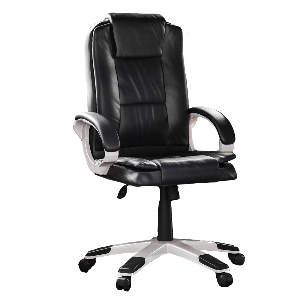 Vida Designs Charlton Black Swivel Office Chair Image 2