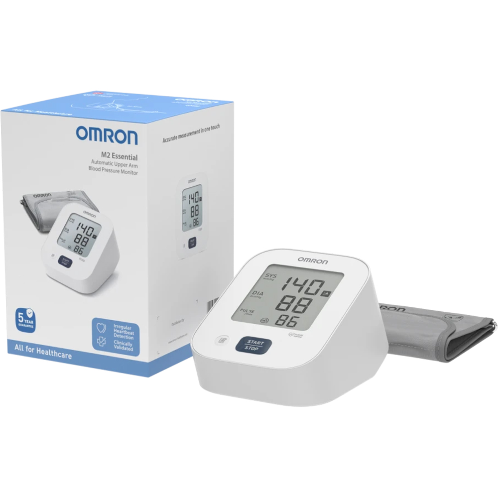 Omron M2 Essential Upper Arm Blood Pressure Monitor Image 2