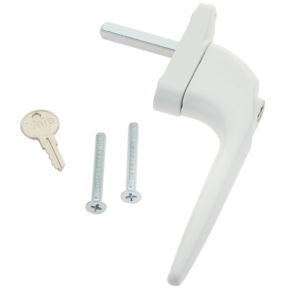 Crystal uPVC Double Glazed Window Top Hung Opener White Obscure Glass 820x820mm Image 6