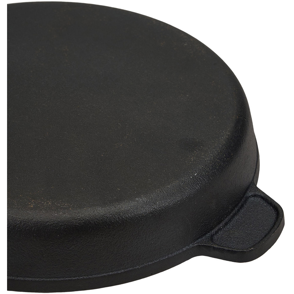 Living and Home 2-in-1 Divided Cast Iron Skillet Image 7