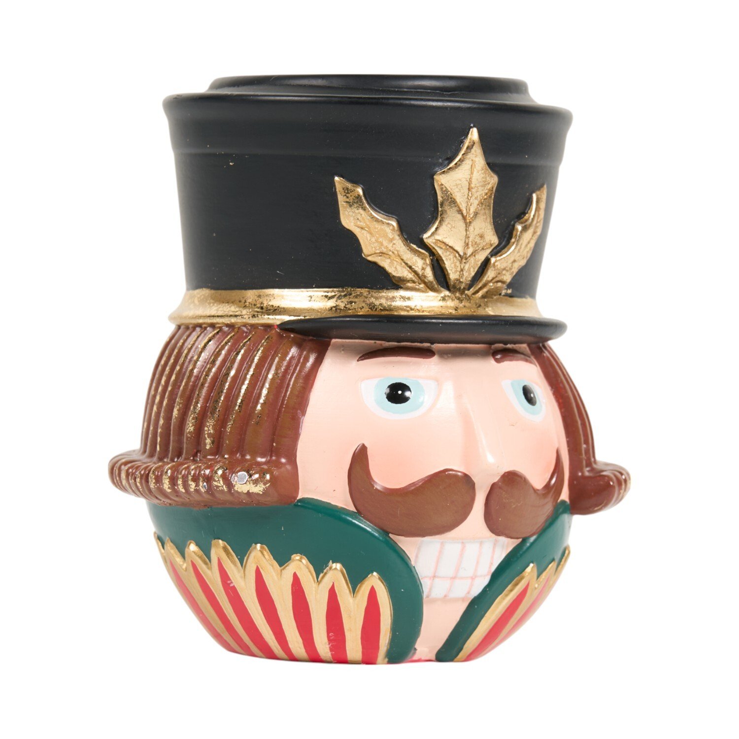 Set of 3 Nutcracker Tealight Holders Multicolour Image 12
