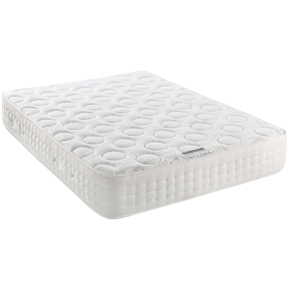 Julian Bowen Capsule Gel Luxury Super King Size White 1500 Pocket Sprung Mattress with Cooling Gel Image 1